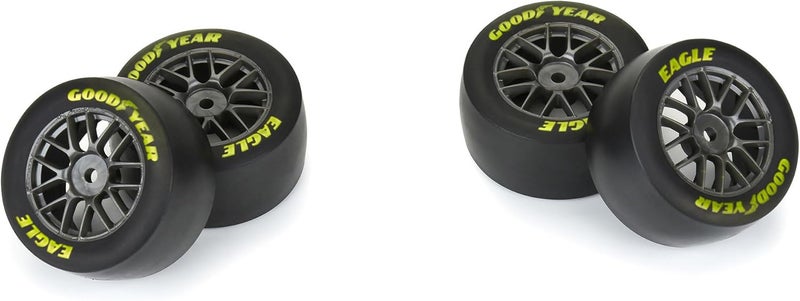 Pro-Line Racing Goodyear Eagle Soft Tire F/R MTD Grey for Losi NASCAR Racecar 4 PRO1030411 - Image 4